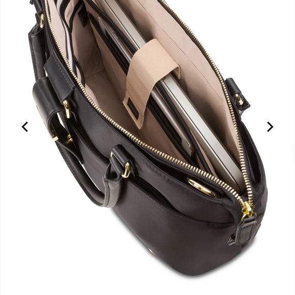 Elegant Black Women's Laptop Tote - Picture 9 of 10